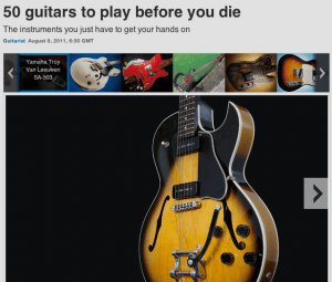 50 guitars to play before you die