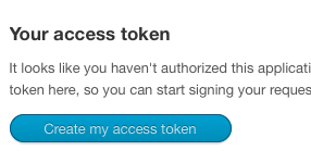access tokenを作ります