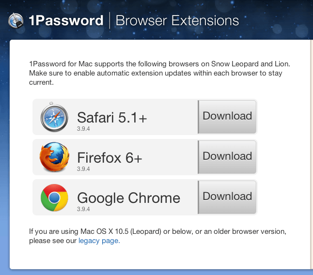 1password chrome download