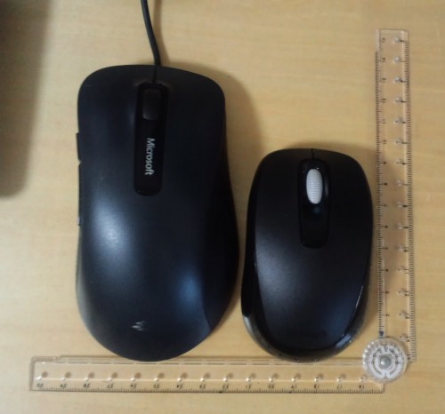 コンフォートマウス6000との大きさ比較