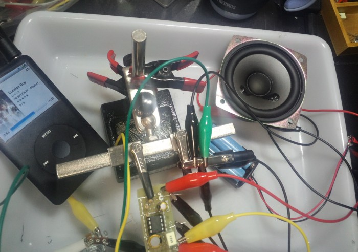 音出しテスト中